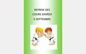 Reprise des cours
